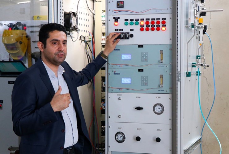 تست کارخانه‌ای موفق دستگاه پایش آلایندگی آنلاین محیط زیست توسط شرکت پیرامون سیستم قشم